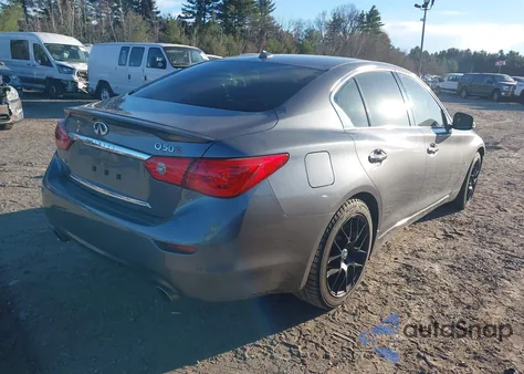 2016 Infiniti Q50 3.0T Red Sport 400 from USA, damaged, VIN JN1FV7AR6GM451859